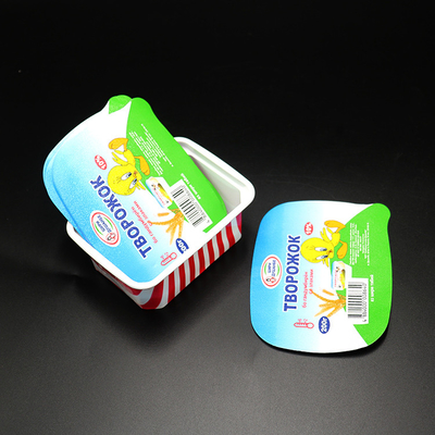 10 สี Precut Aluminium Yogurt Lids รีไซเคิลได้ 20mic ถึง 90mic Foil