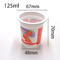 Oripack Plastic Yogurt Cup บรรจุภัณฑ์ไอศกรีม Eco 4 Oz พร้อมช้อน